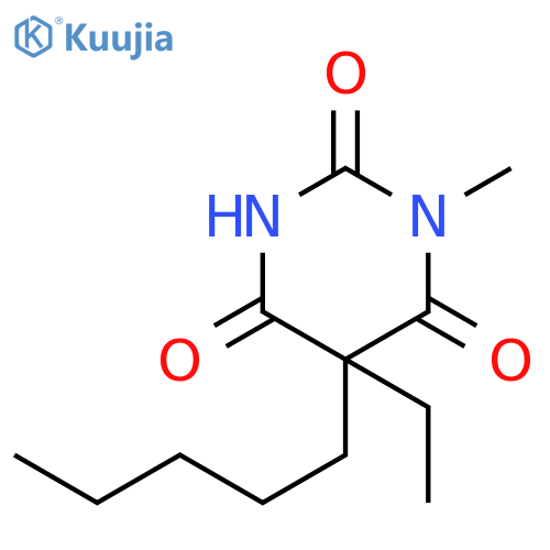 5-ethyl-1-methyl-5-pentylpyrimidine-2,4,6(1H,3H,5H)-trione structure