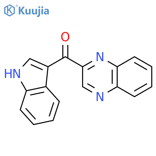 METHANONE, 1H-INDOL-3-YL-2-QUINOXALINYL- structure