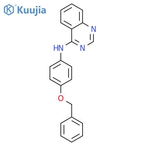 N-[4-(benzyloxy)phenyl]quinazolin-4-amine structure
