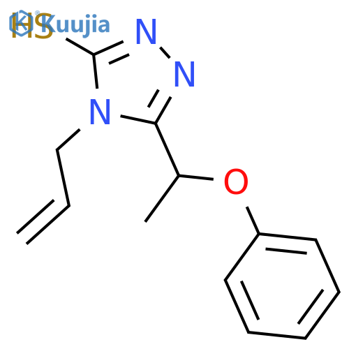 4-Allyl-5-(1-phenoxyethyl)-4H-1,2,4-triazole-3-thiol structure