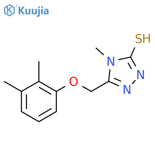 5-(2,3-Dimethylphenoxy)methyl-4-methyl-4H-1,2,4-triazole-3-thiol structure