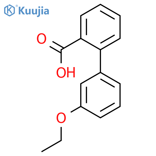 2-BIPHENYL-(3'-ETHOXY)CARBOXYLIC ACID structure