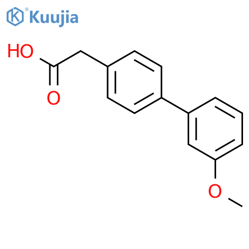 4-(3-Methoxyphenyl)phenylacetic acid structure