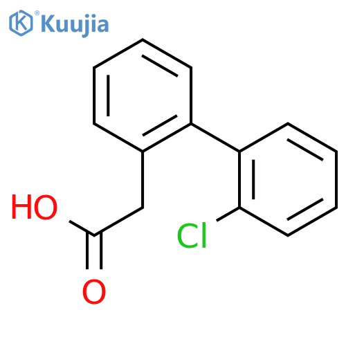(2'-Chloro-biphenyl-2-yl)-acetic Acid structure