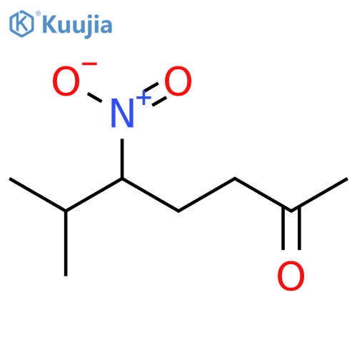 2-Heptanone, 6-methyl-5-nitro- structure