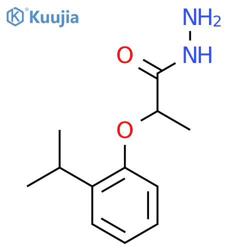 2-(2-Isopropylphenoxy)propanohydrazide structure