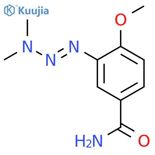 3-(dimethylaminodiazenyl)-4-methoxybenzamide structure