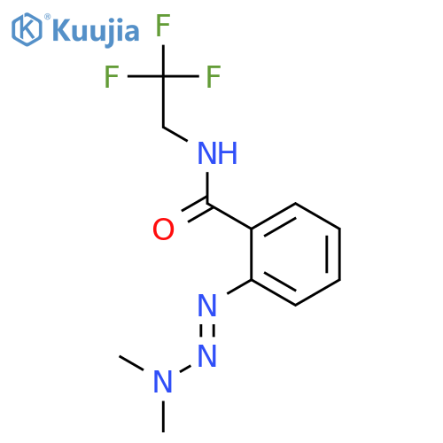 Benzamide,2-(3,3-dimethyl-1-triazen-1-yl)-N-(2,2,2-trifluoroethyl)- structure
