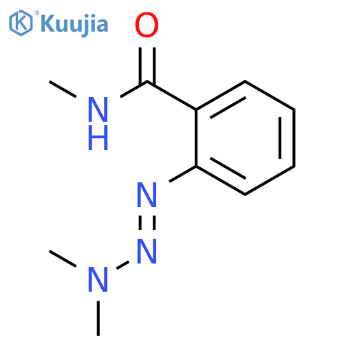2-(dimethylaminodiazenyl)-n-methylbenzamide structure