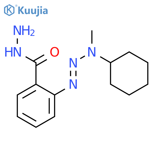 2-[[cyclohexyl(methyl)amino]diazenyl]benzohydrazide structure
