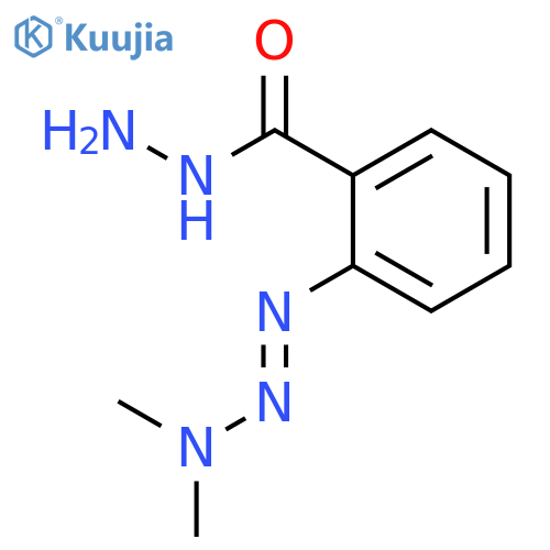 2-(dimethylaminodiazenyl)benzohydrazide structure