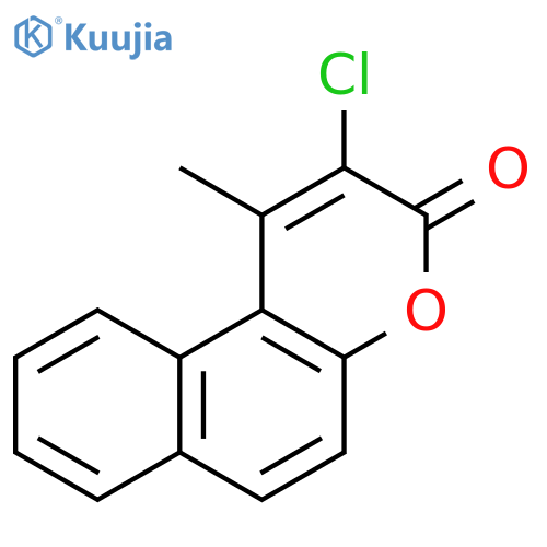 3H-NAPHTHO[2,1-B]PYRAN-3-ONE, 2-CHLORO-1-METHYL- structure