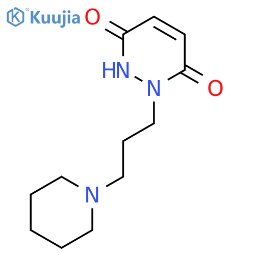 3,6-Pyridazinedione, 1,2-dihydro-1-[3-(1-piperidinyl)propyl]- structure