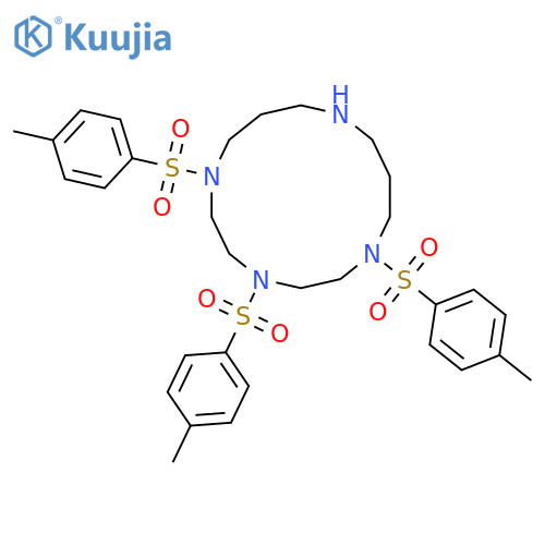 1,4,7,11-Tetraazacyclotetradecane, 1,4,7-tris[(4-methylphenyl)sulfonyl]- structure