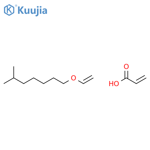 prop-2-enoic acid - 1-(ethenyloxy)-6-methylheptane (1:1) structure