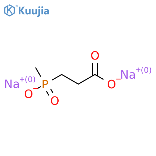 3-Methylphosphinicopropionic Acid Disodium Salt structure