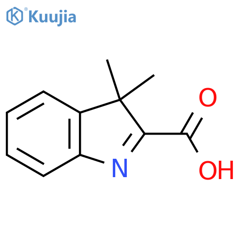 3,3-Dimethyl-3H-indole-2-carboxylic acid structure