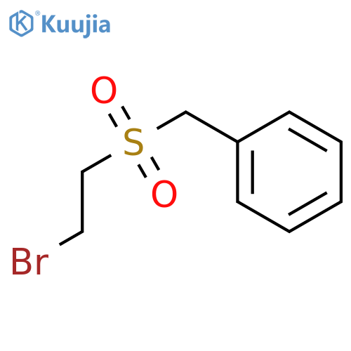 Benzene, [[(2-bromoethyl)sulfonyl]methyl]- structure