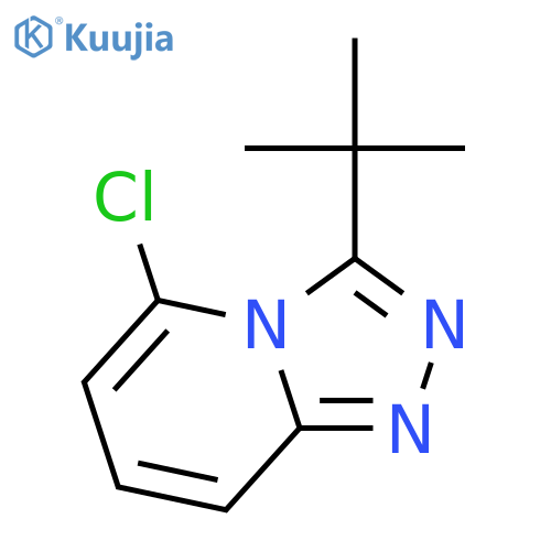 3-tert-butyl-5-chloro-[1,2,4]triazolo[4,3-a]pyridine structure