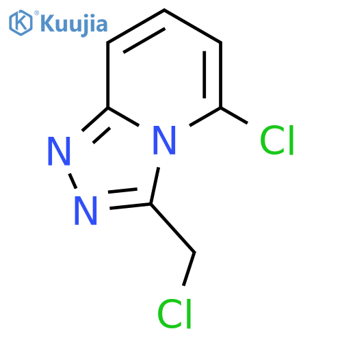 5-chloro-3-(chloromethyl)-[1,2,4]triazolo[4,3-a]pyridine structure