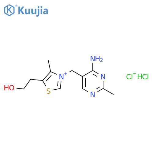 Thiamine hydrochloride structure