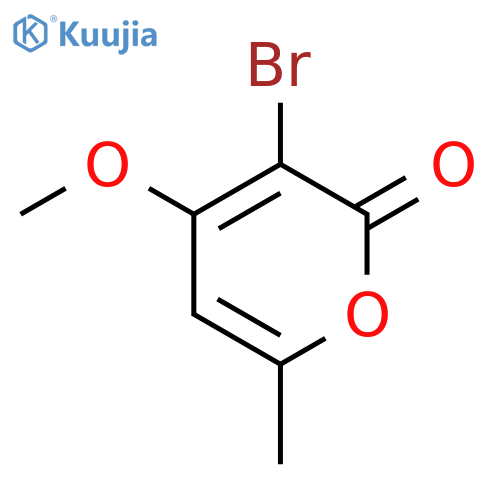 2H-Pyran-2-one, 3-bromo-4-methoxy-6-methyl- structure