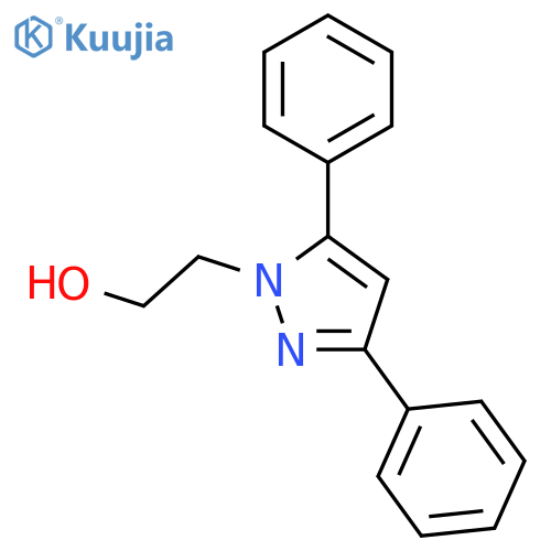 2-(3,5-Diphenyl-1H-pyrazol-1-yl)ethan-1-ol structure