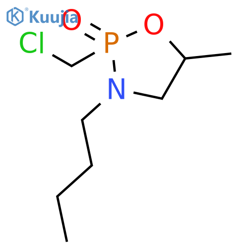 1,3,2-Oxazaphospholidine, 3-butyl-2-(chloromethyl)-5-methyl-, 2-oxide structure