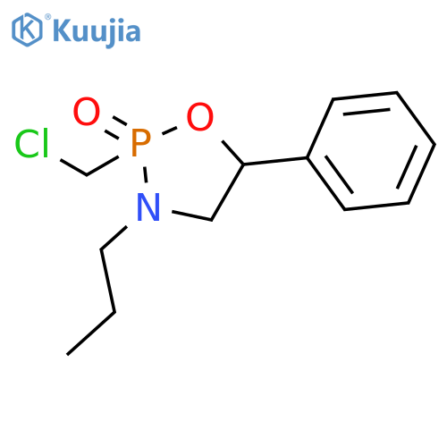 1,3,2-Oxazaphospholidine, 2-(chloromethyl)-5-phenyl-3-propyl-, 2-oxide structure