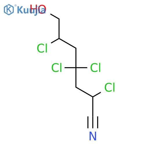 HEPTANENITRILE, 2,4,4,6-TETRACHLORO-7-HYDROXY- structure