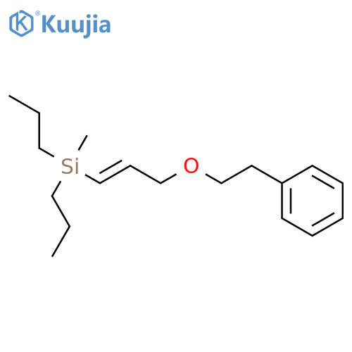 Silane, methyl[3-(2-phenylethoxy)-1-propenyl]dipropyl- structure