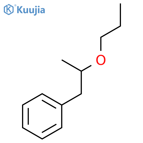 BENZENE, (2-PROPOXYPROPYL)- structure