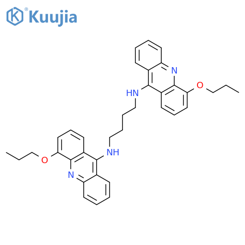 1,4-BUTANEDIAMINE, N,N'-BIS(4-PROPOXY-9-ACRIDINYL)- structure