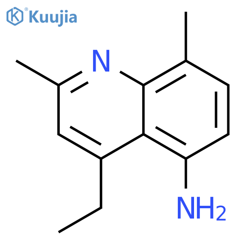 5-Quinolinamine, 4-ethyl-2,8-dimethyl- structure