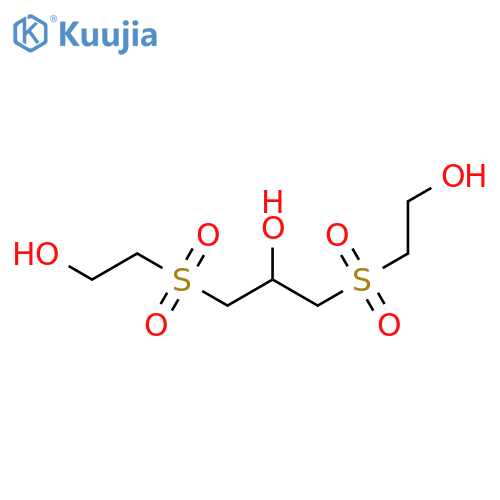 2,2'-(2-Hydroxypropane-1,3-diyldisulfonyl)diethanol structure