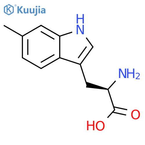 6-Methyl-D-tryptophan structure