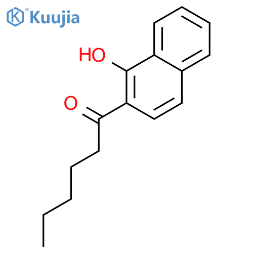 1-Hexanone, 1-(1-hydroxy-2-naphthalenyl)- structure