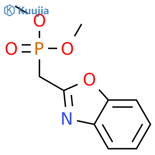 Phosphonic acid, (2-benzoxazolylmethyl)-, dimethyl ester structure