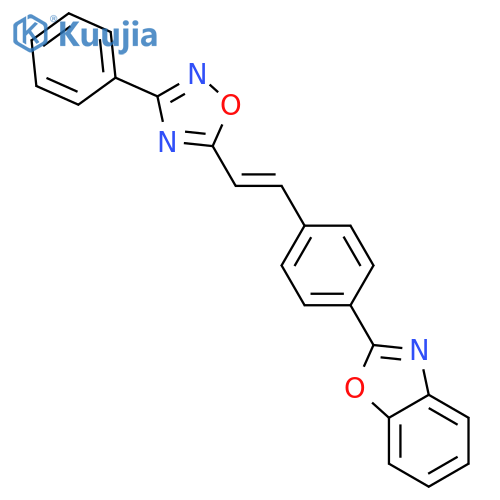 BENZOXAZOLE, 2-[4-[2-(3-PHENYL-1,2,4-OXADIAZOL-5-YL)ETHENYL]PHENYL]- structure