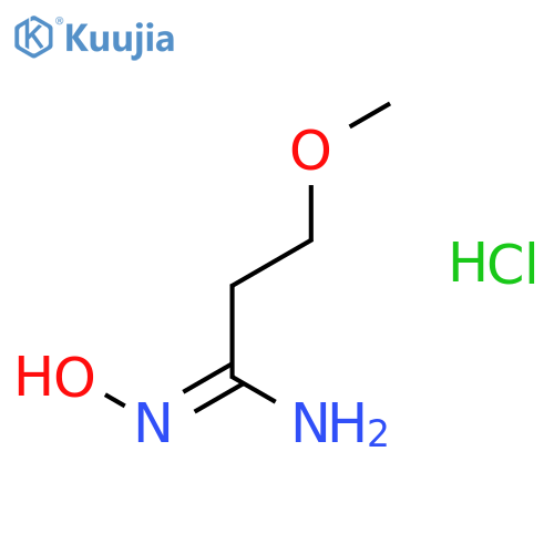 N'-Hydroxy-3-methoxypropanimidamide hydrochloride structure