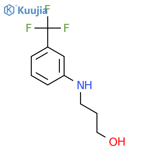 1-Propanol, 3-[[3-(trifluoromethyl)phenyl]amino]- structure