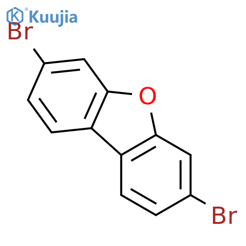 Dibenzofuran, 3,7-dibromo- structure