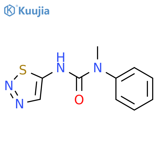 Urea, N-methyl-N-phenyl-N'-1,2,3-thiadiazol-5-yl- structure