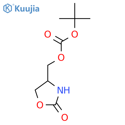 CARBONIC ACID, 1,1-DIMETHYLETHYL (2-OXO-4-OXAZOLIDINYL)METHYL ESTER structure