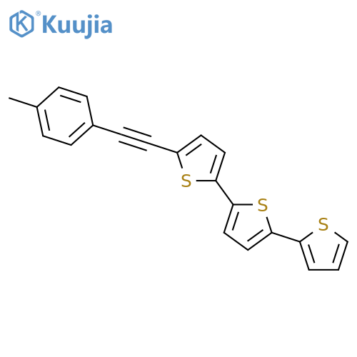 2-[2-(4-Methylphenyl)ethynyl]-5-(5-thiophen-2-ylthiophen-2-yl)thiophene structure