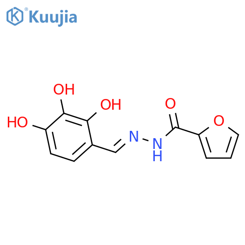 2-FURANCARBOXYLIC ACID, [(2,3,4-TRIHYDROXYPHENYL)METHYLENE]HYDRAZIDE structure