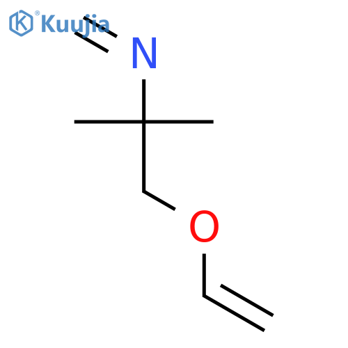 2-Propanamine, 1-(ethenyloxy)-2-methyl-N-methylene- structure