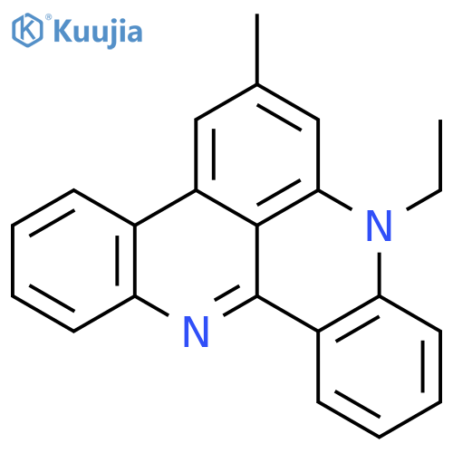 8H-Quino[4,3,2-kl]acridine, 8-ethyl-6-methyl- structure