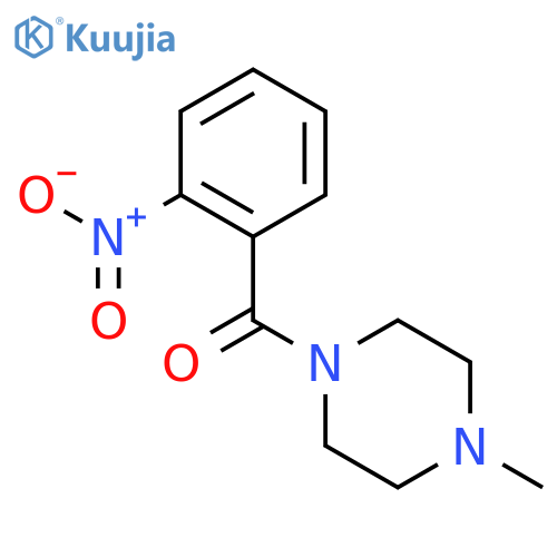 (4-Methylpiperazin-1-yl)(2-nitrophenyl)methanone structure