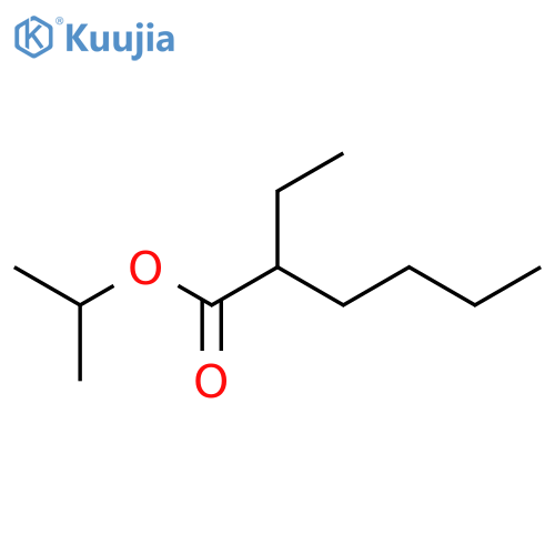isopropyl 2-ethylhexanoate structure